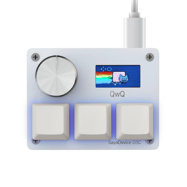Alt view image 2 of 2 - O3C Rapid Trigger Hall Effect Keyboard Suitable for OSU and Geometry DashRhythm Game Macro Keypad wi