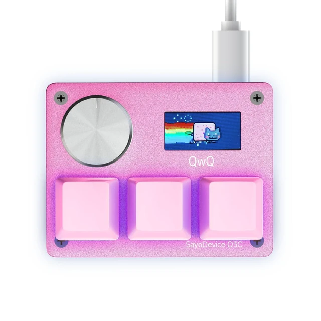 Alt view image 2 of 2 - O3C Rapid Trigger Hall Effect Keyboard Suitable for OSU and Geometry Dash Rhythm Game Macro Keypad w