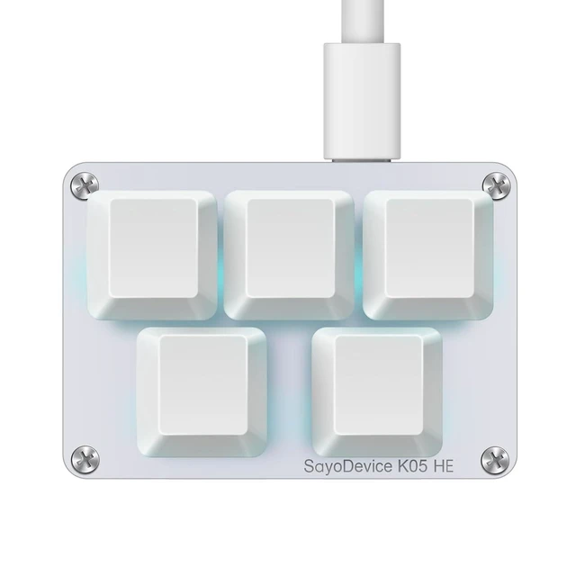 Alt view image 2 of 2 - K05 HE Rapid Trigger Hall Effect Mini Keyboard Suitable for OSU and Geometry Dash Rhythm Game Macro