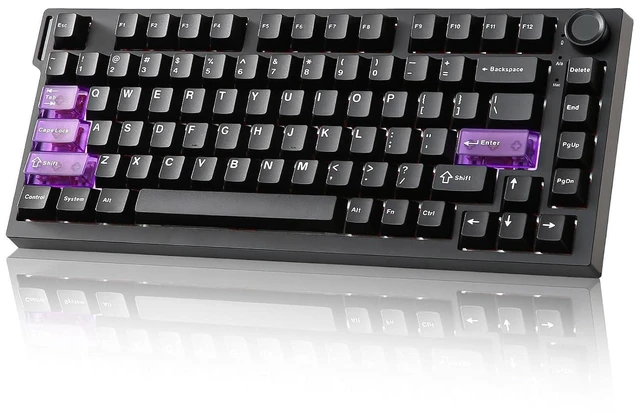 Alt view image 2 of 2 - RT75 PRO Wireless Gaming Keyboard,Hall Effect Mechanical Rapid Trigger Magnetic Keyboard Bluetooth/U