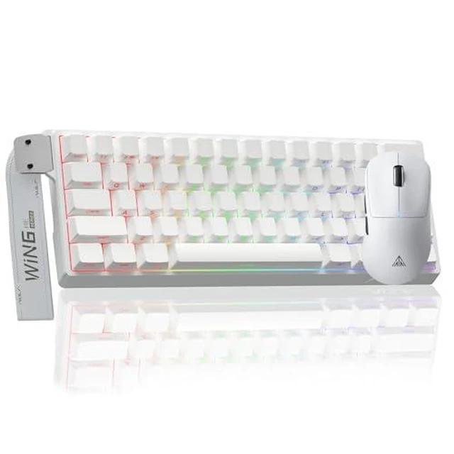 Alt view image 2 of 2 - Aula WIN60 HE Keyboard and Mouse Combo, 60% Mechanical Gaming Keyboard Wired, Magnetic Switch Rapid