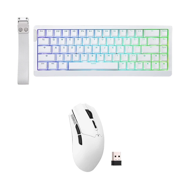 Alt view image 8 of 14 - HE68 Lite Hall Effect Gaming Keyboard+Click Lite Wireless Gaming Mouse