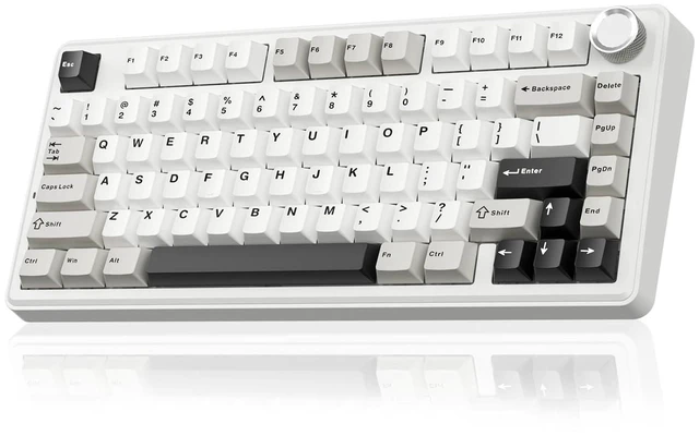 Main image of A75 75% Wireless Mechanical Keyboard, Hot Swappable Gaming Keyboard with Multifunction Knob & RGB, G