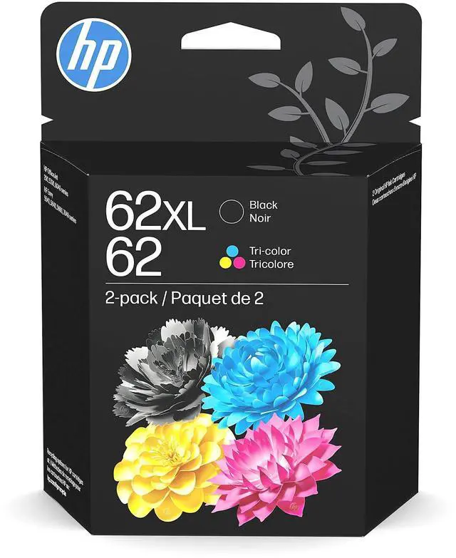Main image of 62 Ink Cartridge, Black XL and Tri-Color (Black XL + CMY)