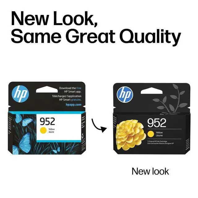 Alt view image 3 of 7 - 952 Yellow Ink Cartridge | Works with OfficeJet 8702, Pro 7720, 7740, 8210, 8710, 8720, 8730, 8740 Series | L0S55AN