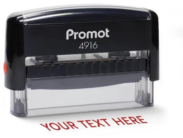 Main image of Self-Inking (Long) - Personalized Text Name Rubber Stamps | Customized Name Stamps, Space-Saving Design, Consistent Impressions, Built-In Self-Inking Mechanism, Choose Font & Ink Color