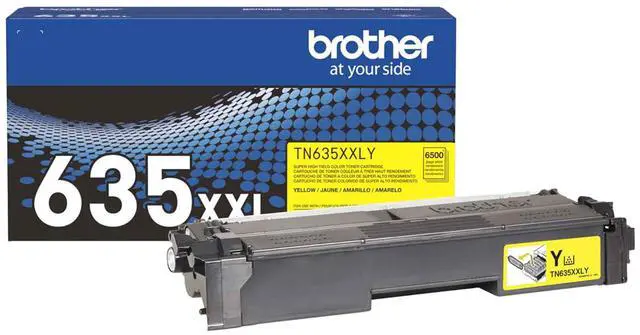 Main image of Genuine TN635XXLY Super High Yield Yellow Toner Cartridge, 1 Pack | Single pack