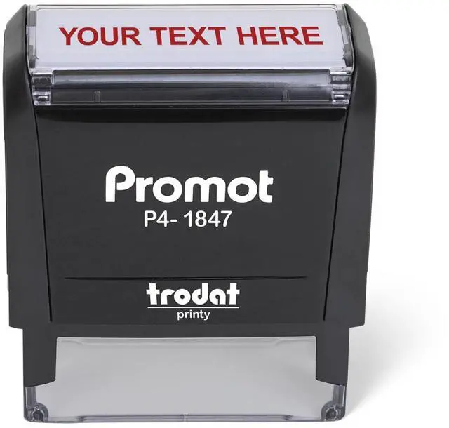 Main image of Self-Inking Stamp (Medium) - Personalized Text Name Rubber Stamps | Customized Name Stamps, Space-Saving Design, Consistent Impressions, Built-In Self-Inking Mechanism, Choose Font & Ink Color