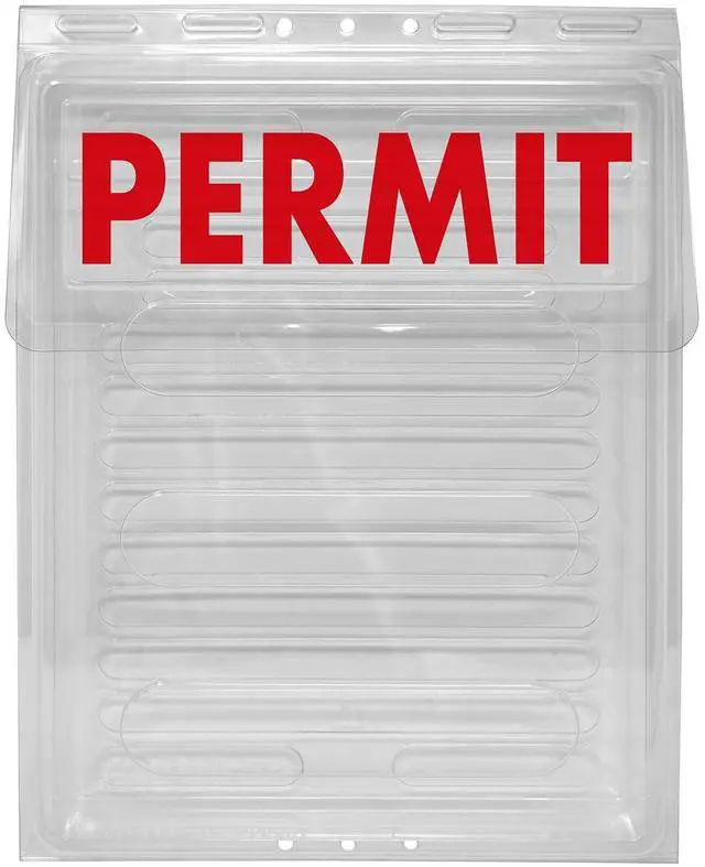 Main image of Outdoor Permit Brochure Box - Easy to Use Take One Document Holder Can Hold 200, 8.5 x 11 Documents, Flyers & Brochures or Other Outdoor Marketing Needs (PERMIT - Box, Pack of 5)
