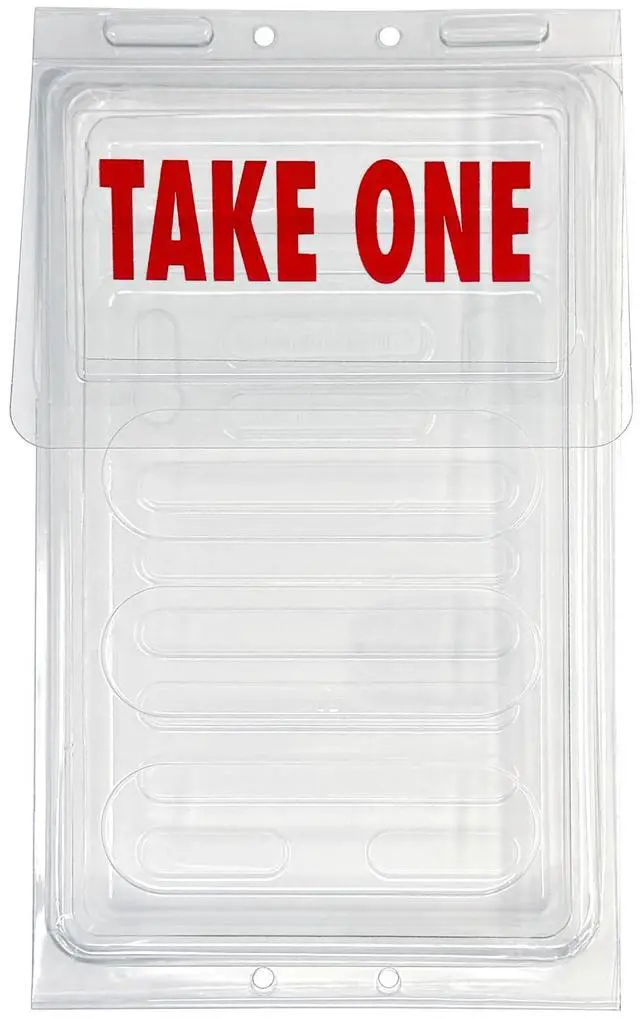 Main image of Outdoor Jr Brochure Holder, Half Fold Tri-Fold Take One Document Box, Holds 200, 5.5 x 8.5 Flyers or Other Marketing Needs (TAKE ONE - Jr. Box, Pack of 20)