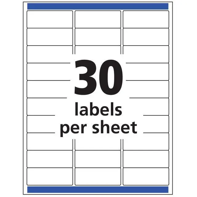 Alt view image 5 of 7 - Matte Clear Address Labels, Sure Feed Technology, Laser, 1" x 2-5/8", 750 Labels, 5 Packs (5630)