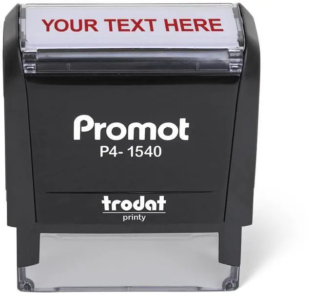 Main image of Self-Inking Stamp (Small) - Personalized Text Name Rubber Stamps | Customized Name Stamps, Space-Saving Design, Consistent Impressions, Built-In Self-Inking Mechanism, Choose Font & Ink Color