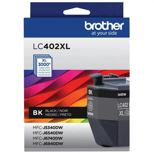 Alt view image 2 of 5 - Genuine LC402XLBK High Yield Black Ink Cartridge