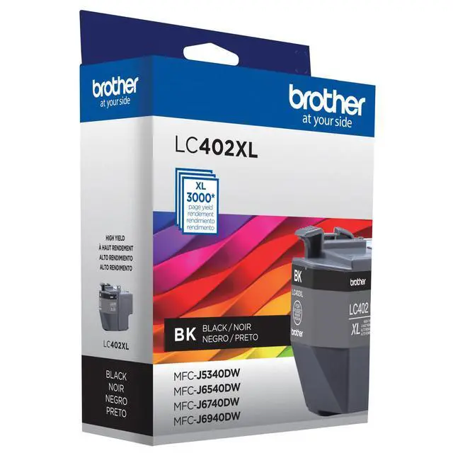 Alt view image 3 of 5 - Genuine LC402XLBK High Yield Black Ink Cartridge