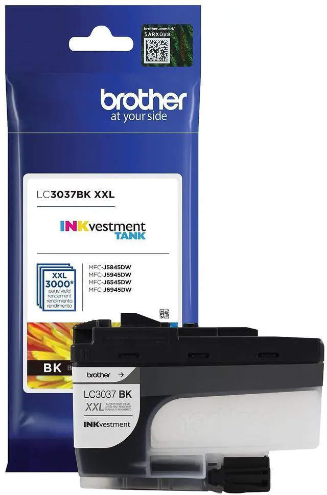 Main image of Genuine LC3037BK, Single Pack Super High-yield Black INKvestment Tank Ink Cartridge, Page Yield Up To 3,000 Pages, LC3037, Amazon Dash Replenishment Cartridge