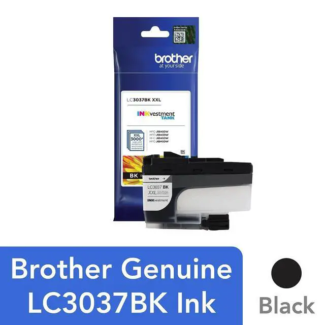Alt view image 2 of 7 - Genuine LC3037BK, Single Pack Super High-yield Black INKvestment Tank Ink Cartridge, Page Yield Up To 3,000 Pages, LC3037, Amazon Dash Replenishment Cartridge