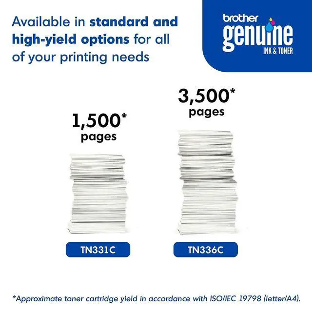 Alt view image 4 of 6 - Printer TN336C Toner Cartridge