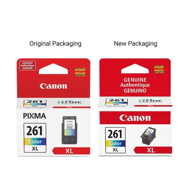 Alt view image 4 of 7 - CL-261 XL Genuine Color Ink Cartridge, Compatible with TS5320/6420/6420a,TR7020/7020a