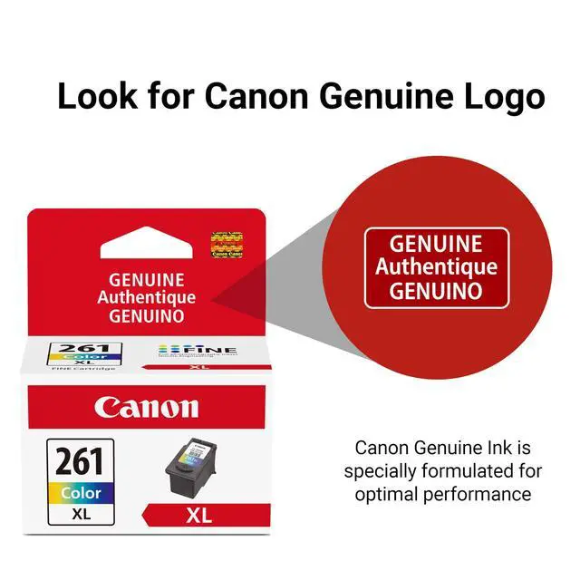 Alt view image 7 of 7 - CL-261 XL Genuine Color Ink Cartridge, Compatible with TS5320/6420/6420a,TR7020/7020a