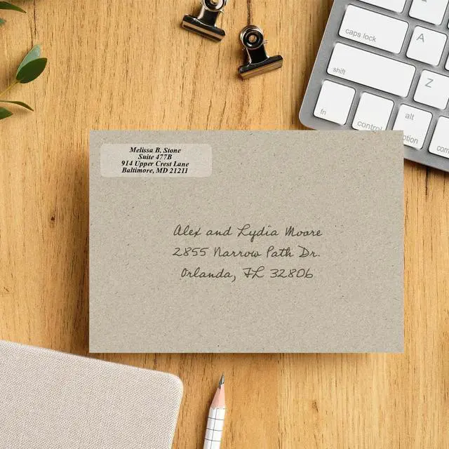 Alt view image 3 of 3 - Clear Personalized Return Address Labels Without Dispenser - Roll of 500 Custom See Through Transparent Stickers