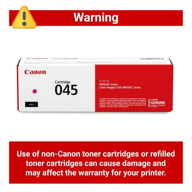 Alt view image 4 of 6 - Genuine 045 Magenta Toner Cartridge Compatible with LBP612Cdw, MF632Cdw, MF634Cdw