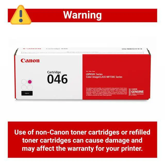 Alt view image 3 of 6 - Genuine 046 Magenta Toner Cartridge Compatible with LBP654Cdw, MF731Cdw, MF733Cdw, MF735Cdw