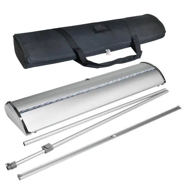 Alt view image 2 of 4 - Deluxe Retractable Banner - Customizable Full Color Design Roll Up Banner with Carry On Case (Customizable, 33" x 81" Deluxe Single Sided)