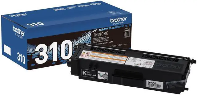 Main image of Genuine Standard Yield Toner Cartridge, TN310BK, Replacement Black Toner, Page Yield Up to 2,500 Pages, TN310
