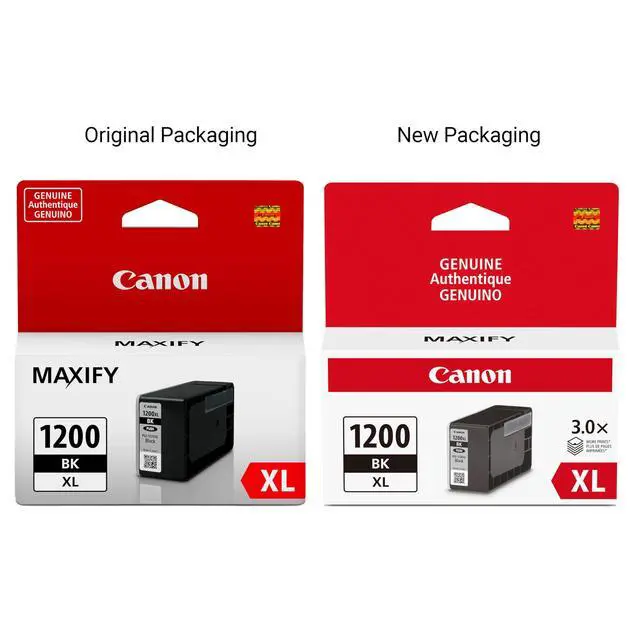 Alt view image 3 of 7 - PGI-1200XL Genuine Pigment Black Ink Tank, Compatible with MB2120, MB2720, B2020, MB2320 (Optional) Printers