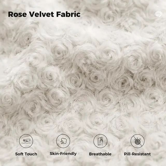 Alt view image 5 of 7 - Big and Tall Office Chair, Flip Armrests for Pets & Cross Legged Sitting | Executive Ergonomic Computer Gaming Chair with Foot Rest, White Rose Velvet Wide Seat Reclining Desk Chair