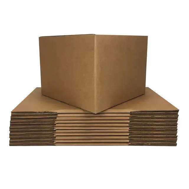 Alt view image 4 of 7 - Large Moving Boxes 20" x 20" x 15" Pack of 12, Corrugated Cardboad Boxes For Packing, Shipping, Packing & Moving | Sturdy Corrugated Cardboard Construction for Moving, Shipping, and Storage