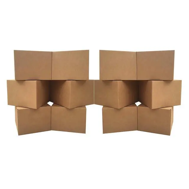Alt view image 5 of 7 - Large Moving Boxes 20" x 20" x 15" Pack of 12, Corrugated Cardboad Boxes For Packing, Shipping, Packing & Moving | Sturdy Corrugated Cardboard Construction for Moving, Shipping, and Storage