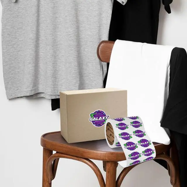 Alt view image 5 of 5 - Custom Die Cut Sticker Roll Labels for Business (Die-Cut)