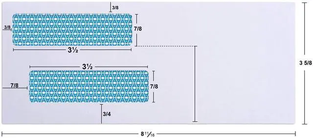 Alt view image 4 of 6 - #8 Double Window Check Envelopes, Gummed Security Envelopes, 500 Ct | Security tint, Fits Business Checks, QuickBooks & Quicken, Gummed seal, 3 5/8 x 8 11/16 in, Not for invoices (30181)