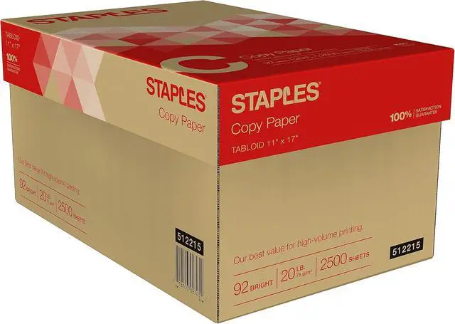 Alt view image 2 of 7 - Copy Paper, 11x17 Inch Ledger Size, 92 Brightness, 20 lb., 500/Ream | For office, school & home use. Smooth finish for crisp printing in copiers and printers