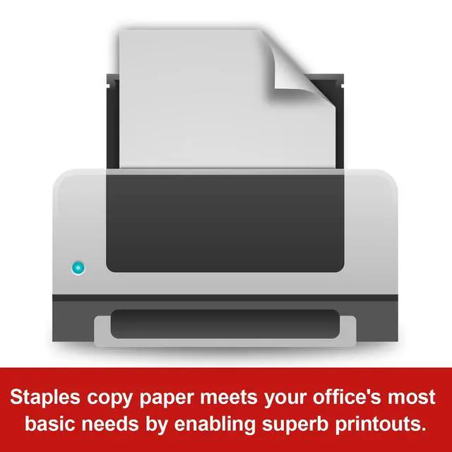 Alt view image 7 of 7 - Copy Paper, 11x17 Inch Ledger Size, 92 Brightness, 20 lb., 500/Ream | For office, school & home use. Smooth finish for crisp printing in copiers and printers