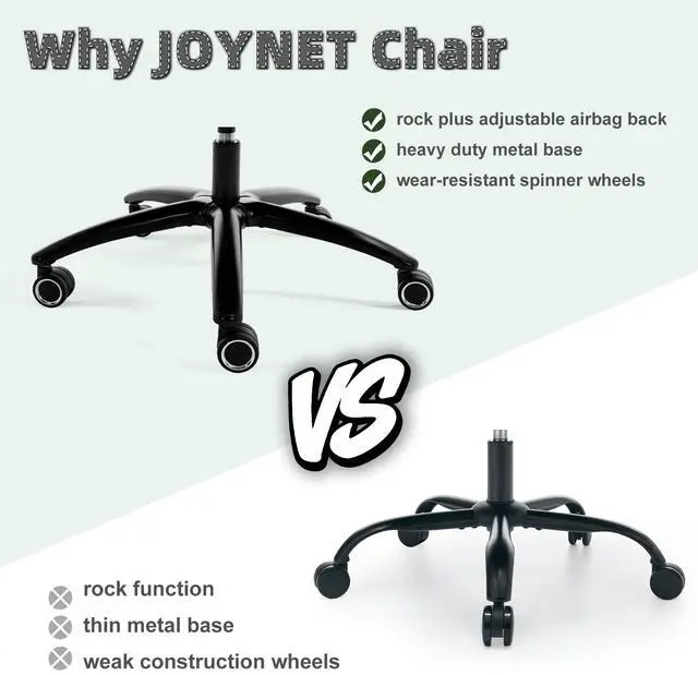 Alt view image 4 of 7 - Executive Office Chair - Adjustable Inflatable Lumbar Support, Flip Up Arms, Heavy Duty Metal Base, Breathable PU Leather Ergonomic High Back Computer Chair Desk Chair, Thick Padded | Black