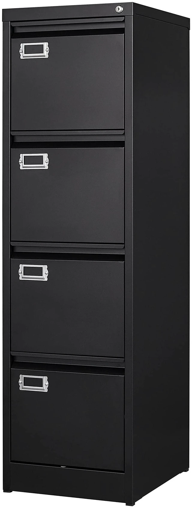 Main image of 4 Drawer File Cabinet with Lock Metal Vertical File Cabinet Office Home Vertical File Cabinet for A4 Legal/Letter Size Narrow File Cabinet Locked,Assembly Required