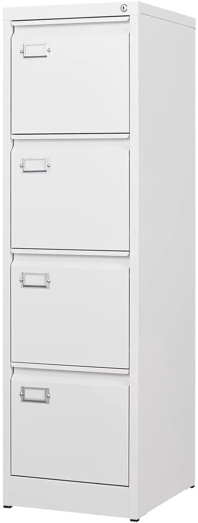 Main image of 4 Drawer File Cabinet with Lock Metal Vertical File Storage Cabinet Office Home Steel Vertical File Cabinet for A4 Legal/Letter Size Narrow File Cabinet Locked,Assembly Required