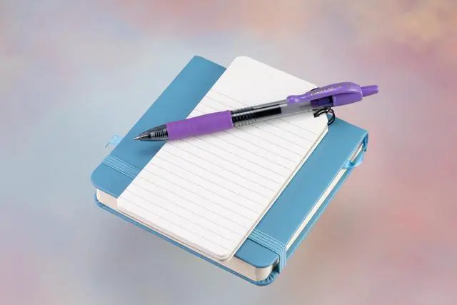 Alt view image 6 of 6 - G2 Premium Gel Roller Pens, Purple Ink Pens Fine Point, Pack of 12