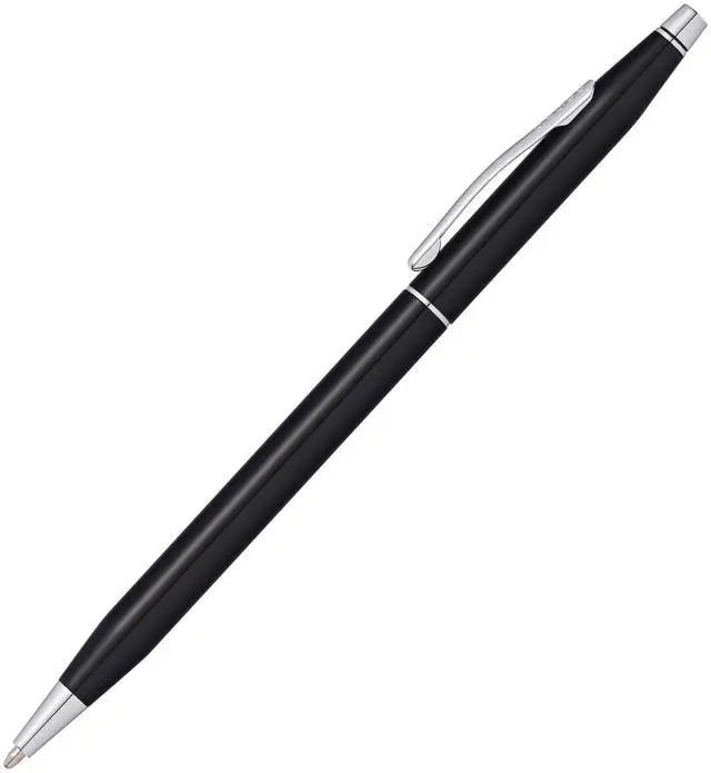 Main image of Classic Century Black Lacquer Ballpoint Pen, Medium Point, Black Ink | Refillable Pen for Effortless Writing, Durable Construction, Premier Distinctive Look, Gift-Ready Presentation