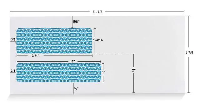 Alt view image 4 of 6 - #9 Envelopes Self Seal Flip Security Envelopes Double Window 2500ct | Flip & Seal, for Invoices, Statements, Documents, Flip & Seal Adhesive, Security Tinted, 3-7/8 x 8-7/8, 24 lb Paper (30109)