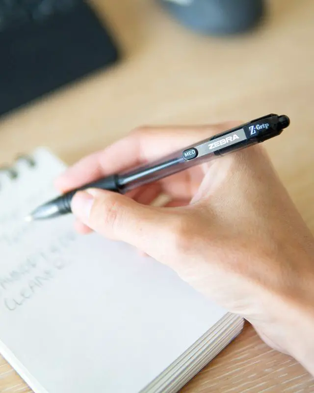 Alt view image 5 of 6 - Z-Grip Retractable Ballpoint Pen, Black Ink, 0.7mm, 30 Bulk-Pack | Smooth Writing, Fine Point Tip, Ideal for Planners, Note-Taking, School and Office Supplies, and Everyday Writing (25130)