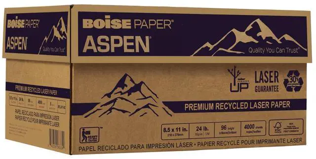 Main image of Boise Paper X-9 Multi-Use Copy Paper Ream less (2,000 Sheets) | 8.5" x 11" Letter | SPLOX (Easy Carry Box) | 92 Bright White - 24 lb. | SP-9224-CTN