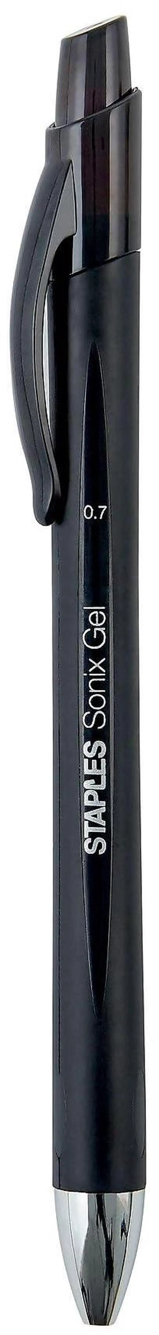 Main image of Sonix Retractable Gel Pens, Medium 0.7mm, Black Ink, 36-Pack | Smooth-writing gel pens for office and classroom everyday use