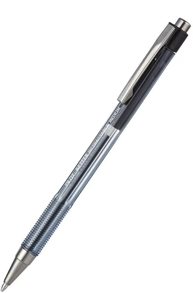 Alt view image 3 of 3 - The Better Ball Point Pen Ballpoint Pens, Black Ink, 12-Pack