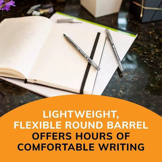 Alt view image 6 of 7 - Round Stic Xtra Life Blue Ballpoint Pens, Medium Point, 500-Count | Flexible Round Barrel for Writing Comfort | Smooth Ink for Consistent Writing | Translucent Barrel Shows Ink Supply