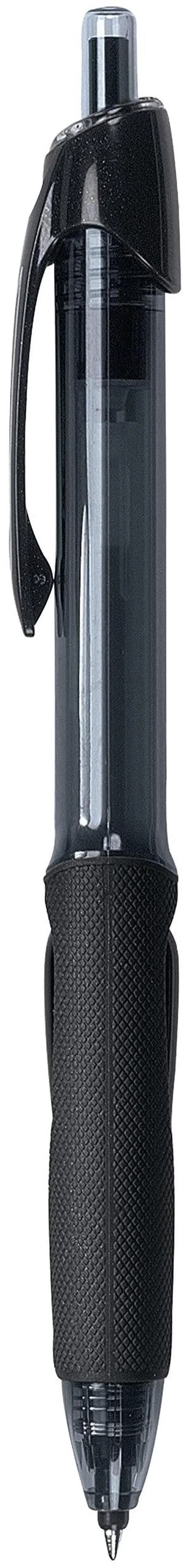 Alt view image 2 of 7 - uniball Power Tank RT Ballpoint Pens, Medium Point (1.0mm), Black, 12 Pack | Pressurized cartridge writes at odd angles, in cold or wet conditions, textured rubber grip, fraud-resistant uni Super Ink