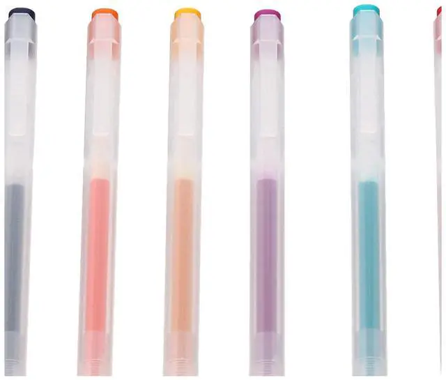 Alt view image 3 of 3 - Smooth Gel Knock Type Pen 0.5mm 10 Colors Set (Japan import)