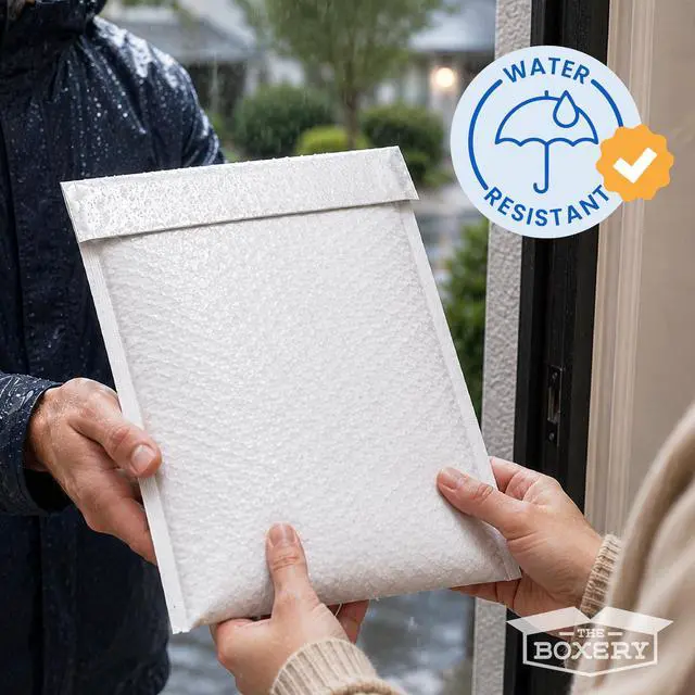 Alt view image 6 of 7 - 12.5x19" #6 Poly Bubble Mailers 50 Pack, Padded Envelopes, Self Seal, Waterproof Shipping Bags for Shipping & Packaging